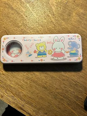 VTG Sanrio 1990 Cheery Chums Pencil Case Box RARE GREAT CONDITION • $100