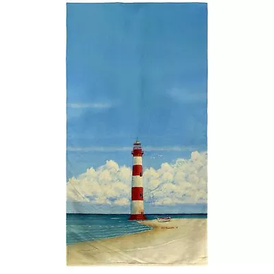 Betsy Drake Morris Island Lighthouse SC Beach Towel • $61.25