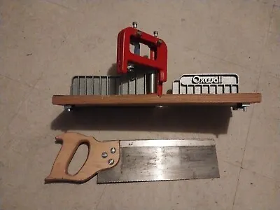 Vintage Oxwall Miter-Plus Miter Box -  Saw Included - 1970s - From... • $74.98