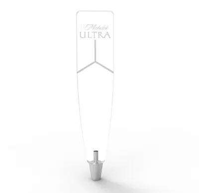 Acrylic Beer Tap Plexiglass Lucite Michelob Ultra Beer Faceut Tap Handle Display • $14.50