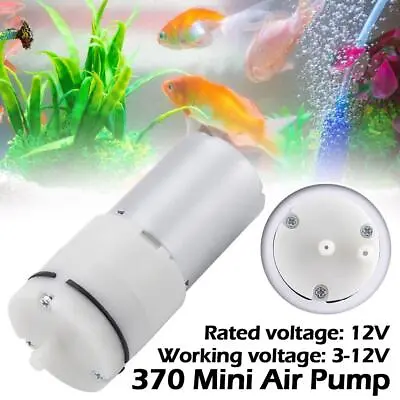 $3.76 • Buy 12V Silent Mini Electric Oxygen Pump Aquarium Fish Tank Aeration Pump G1U0