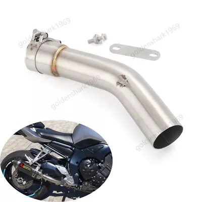 For Yamaha FZ1 2006-2015 Exhaust Tips Motorcycle 51mm Mid Pipe Slip On Exhaust • $52.10