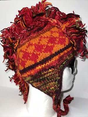 Mohawk Handmade Indian Peruvian Knitting Hat  • $12.50