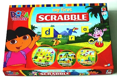 Dora The Explorer: My First Scrabble Board Game - Mattel 2005 • £8.99