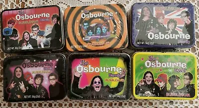 Osbourne Mini Lunch Box Tin With Bubble Gum Set Of 6 • $4.77