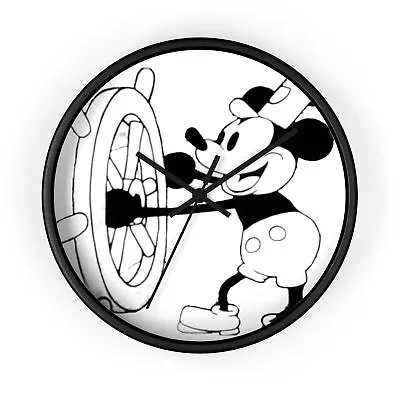 Steamboat Willy MICKEY MOUSE ORIGINAL Wall Clock • $37.99