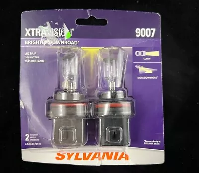 Sylvania 9007 XtraVision High Performance Halogen Headlight Pair Set 2 Bulbs • $15