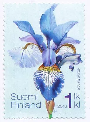 £2.87 • Buy Finland 2016 MNH Stamp - Siberian Iris - Iris Sibirica - Flower Flowers - Flora