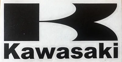 'Kawasaki K' ZX10 ZX6 ZXR 400 ZX750 Decal Sticker Graphic Mudguard Ninja Fairing • £5