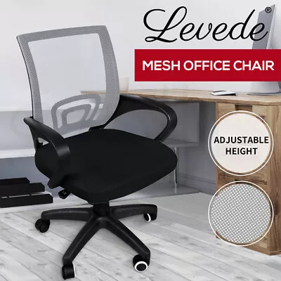 Levede Office Chair Gaming Chairs Computer Recliner Mesh Racing PU Executive • $69.99