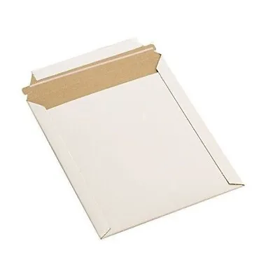 50 9 X 11.5  Rigid Self Seal Flat Cardboard Mailer Envelopes Photo Packaging • $24.99