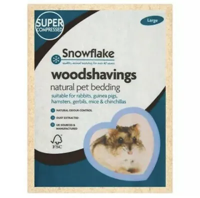 Wood Shavings Natural Pet Bedding For Rabbits Guinea Pigs & Hamsters • £9.99
