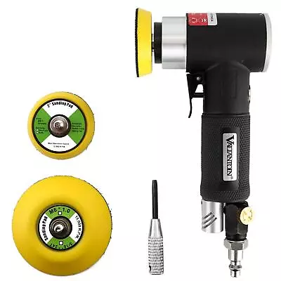 2  3  Mini Air Sander Pneumatic Sander Random Orbital Eccentric Dual Action Poli • $39.91