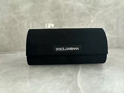 Dolce Gabbana Case Sunglasses Eye Glass Black Hardshell Textured Exterior • $19