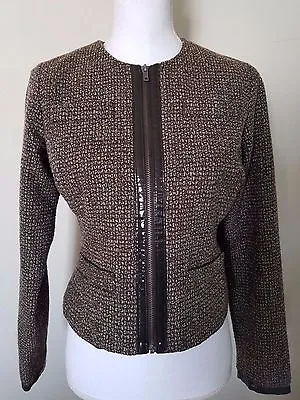 Mossimo Women's Brown Tweed Career Blazer- Jacket Size S  • $13