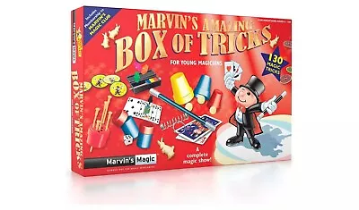 Marvin's Magic Box Of Tricks 130 Magic Tricks For Children Magic Box Set • £7.45