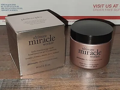 New! Philosophy Ultimate Miracle Worker Multi Rejuvenating Cream 2oz EXP 10/2024 • $19.99