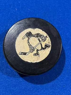 Vintage 1970’s Pittsburgh Penguins Sticker Biltrite Hockey Puck. • $9.99