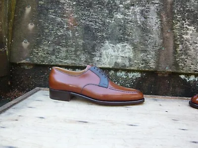 Vass Derby Shoes Oslo Brown Tan Leather Uk6 Eu40 Mens Unworn Condition • £199