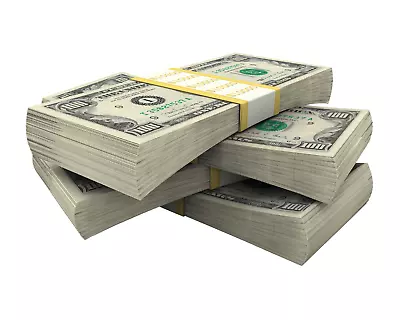 $8.99 • Buy MONEY STACK GLOSSY POSTER PICTURE PHOTO Hundred Dollar Bills Benjamins Cash 
