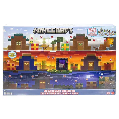 Minecraft Mob Head Minis Advent Calendar Collectible Figures Mattel 2022 New • $50.50