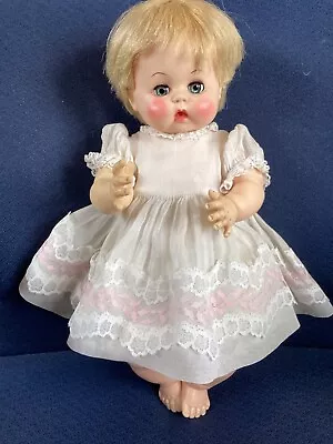 Vintage 15  Effanbee Vinyl Baby Doll 1959 Head 1964 Body • $19.99