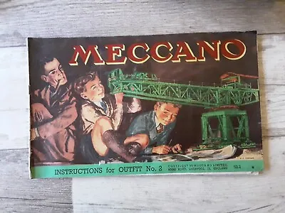 Meccano 1953 Instructions For Accessory Outfit Number 2 #53.2  • £1.50