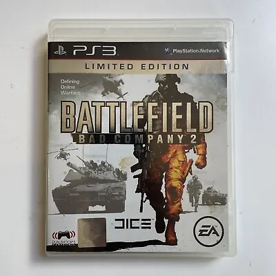 Battlefield: Bad Company 2 Limited Edition PS3 Game • $10