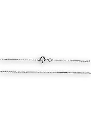 Solid 925 Sterling Silver Trace Chain Necklace 16”18  Inch • £6