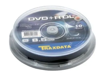 £52.99 • Buy 100 Traxdata Ritek S04 Dual Double Layer DVD+R DL 8x Blank Discs 8.5GB 240min 