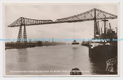 C025457 Middlesborough. Transporter From South Side Of River Tees. RP. 1933 • £14.99