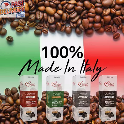 40 Pod Italian Coffee Sampler Caps Compatible With Verismo 4 Flavors No Decaf • $28.99