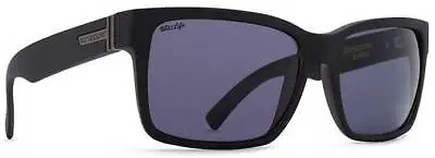Von Zipper Elmore Sunglasses - Black Satin / Wildlife Vintage Grey Polar - New • $160