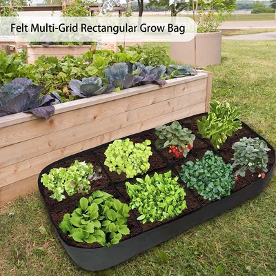 £17.66 • Buy Heavy Duty Fabric Raised Bed Garden Flower Grow Bag For Vegetables Flowers Fruit