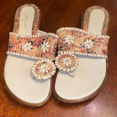 A. Giannetti Sandal Flip Flop Made In Italy Size 7.5 • $24