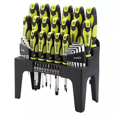 Draper 78619 44 Piece Screwdriver Set With Storage Stand & Allen/Hex Key & Bit • £21.99