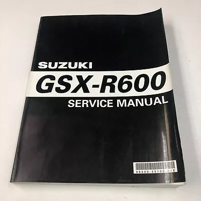 $40.28 • Buy Suzuki GSX-R600 Service Manual Repair Book OEM