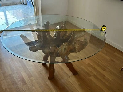 £650 • Buy Solid Wood Tree Root Dining Table 150cm Width (6 Seater)