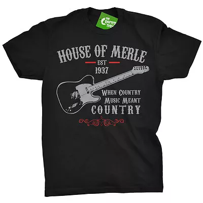 Merle Haggard Shirt House Of Merle Country Music T-shirt Mama Tried Outlaws • $19.99