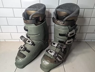 Nordica Next 97 Green Ski Boots 290-295mm Flex 105-80 Made In Italy • $44.95