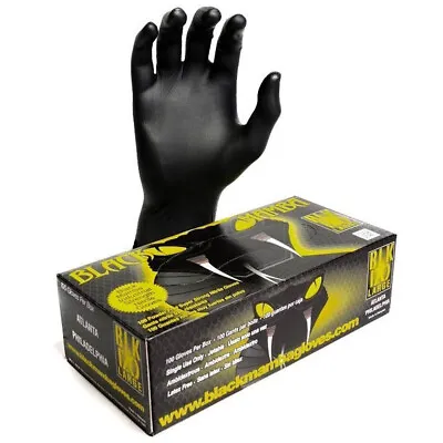$34.95 • Buy Black Mamba Gloves Industrial Strength 6 Mil Large 100 Count BLK120