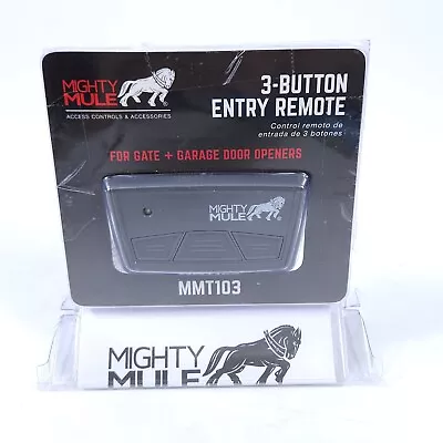 Mighty Mule MMT103 3-Button Transmitter Fits For Gate And Garage Door Openers • $27.74