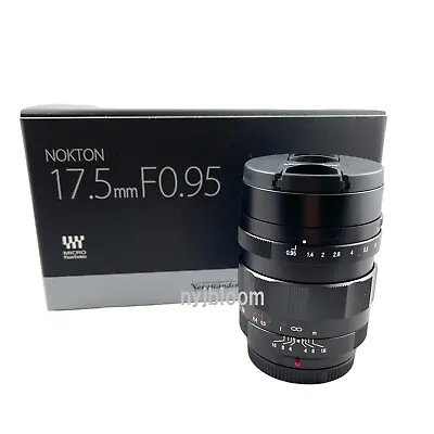 New Voigtlander NOKTON 17.5mm F0.95 Lens - Micro Four Thirds Mount Made In Japan • $671.59