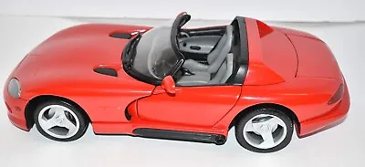 Anson Dodge Viper RT/10 Red 1:12 Metal DieCast Limited Edition Of 3900~Open Box • $119