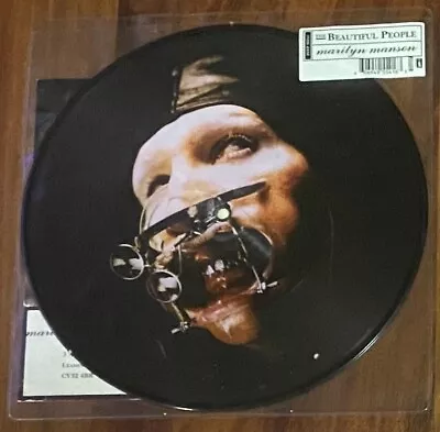 Marilyn Manson - The Beautiful People Number 10 Inch Picture Disc • $40