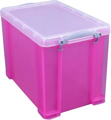 £16.72 • Buy Really Useful 19 Litre Trans Pink Storage Box - (HOLDS 5 REAMS A4 PAPER)