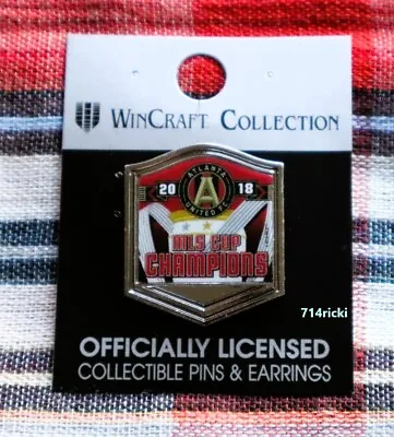 Official 2018 MLS Cup Champions Atlanta United FC Collectible Pin • $19.99