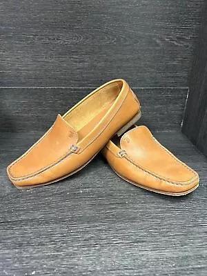 TOD'S Tan/Brown Leather Driving Italy Loafers  Shoes Women’s EU 35 US 4 • $39