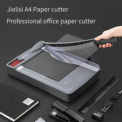 JIELISI Mini Paper Trimmer Guillotine Cutter Desktop Paper Cutting Machine T8H6 • $46.59