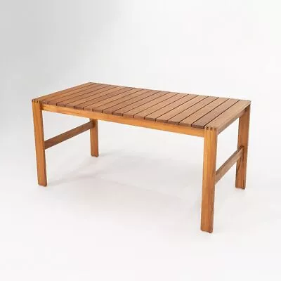 2021 Carl Hansen & Son BK15 Outdoor Dining Table Oiled Teak Wood By Bodil Kjaer • $1550